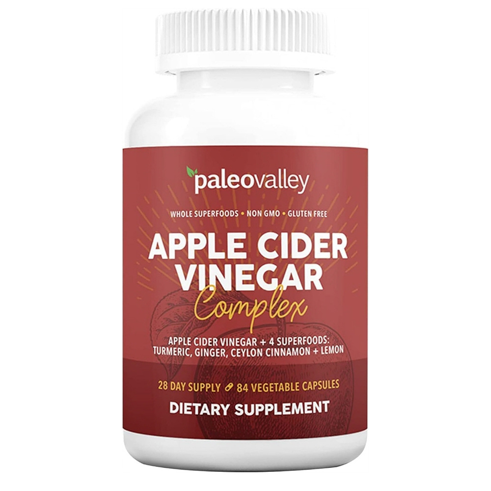 팔레오벨리 애플 사이다 비니거 (<b>튜머릭</b> 진저 실론시나몬 레몬) 84캡슐