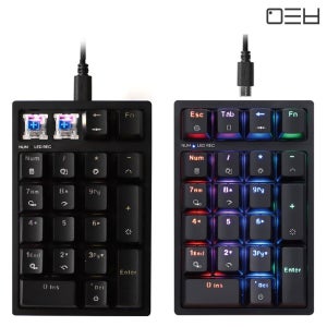 메타블 숫자 키패드 매크로 RGB 메덴프로 C타입