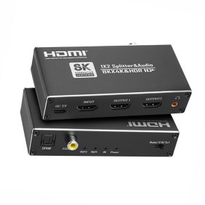 8K HDMI분배기 1:2 모니터분배기 TV 셋톱박스 동시출력 오디오신호분리 AOU172
