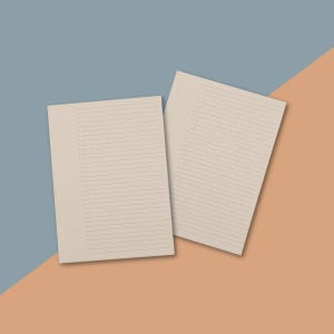 글쓰기 필기 필사 일기 휴대용 노트 공책 트임노트 2권 세트 설교 강의 공부 A5 작가님