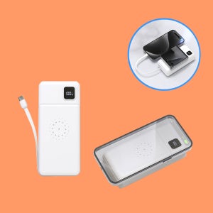 PD 20W 고속 일체형 보조배터리 15W무선 충전 C타입 20000mAh