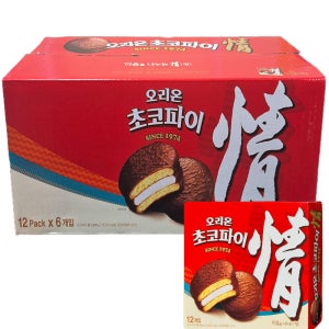 오리온 초코파이 정 2808g 코스트코 초코스낵 39g 12개입 6개