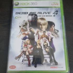 새제품 XBOX360 데드오어얼라이브4 정발