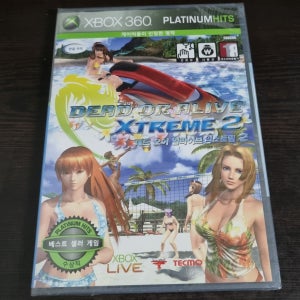 새제품 XBOX360 데드 오어 얼라이브 익스트림2 정발(신품 밀봉)