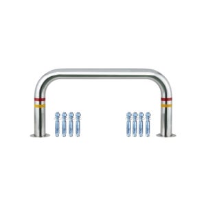옥외주차장 U형 스텐볼라드 앙카식 101파이 1.2M 전기차충전소
