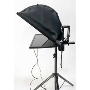 대형 텔레프롬프터 스크린 방송 리더 자막 태블릿 발표 모니터 몽땅 블랙