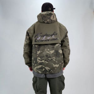 필드브레이커 카모플라쥬 방수 아노락 점퍼 남성 바람막이 낚시 아웃도어 일상 데일리 빅사이즈