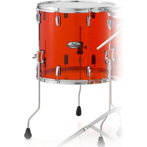 펄 <b>크리스탈</b> <b>비트</b> 플로어 톰 16인치 x 18인치 루비 <b>레드</b>