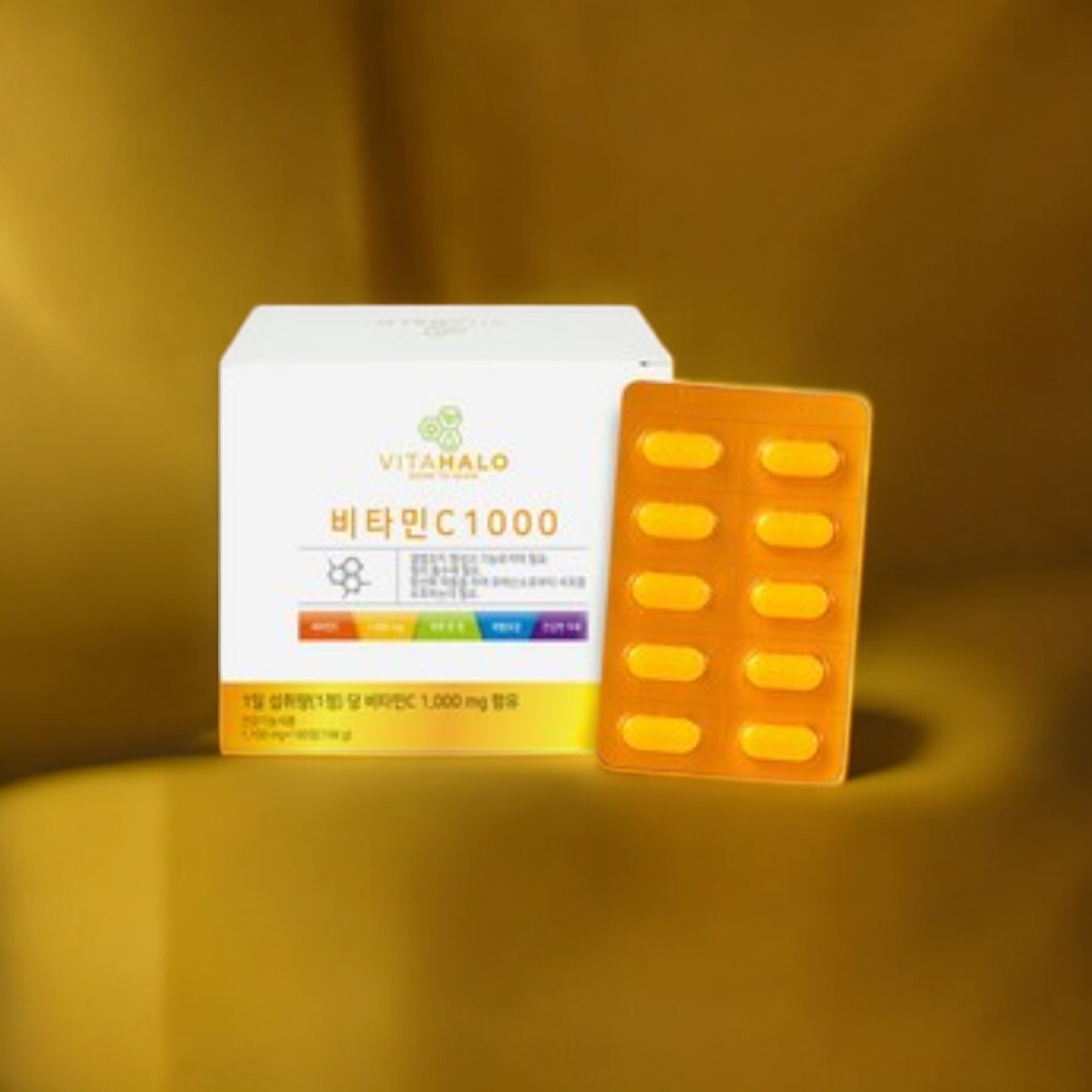 <b>비타할로</b> 비타민C 1000 항산화 <b>피로</b>회복 영양 180정 1개