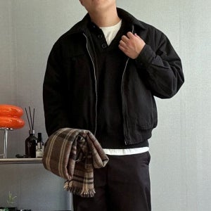 남성아우터 30대남자패딩 항공점퍼코디 블루종패딩 겨울파카 항공점퍼 남자겨울아우터