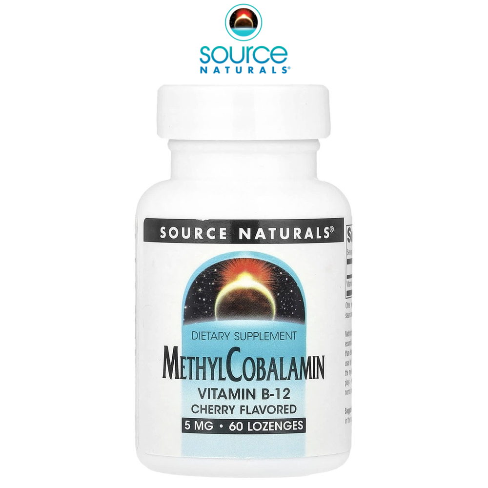 <b>비타민B12 메틸코발라민</b> 체리 <b>5mg</b> 60로젠지 소스내추럴스