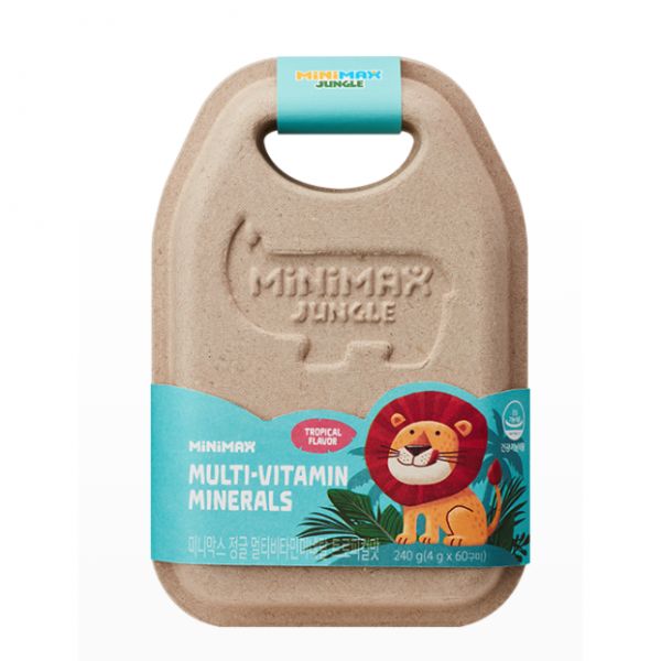 미니막스 정글 <b>멀티비타민 미네랄</b> 60구미 트로피컬맛