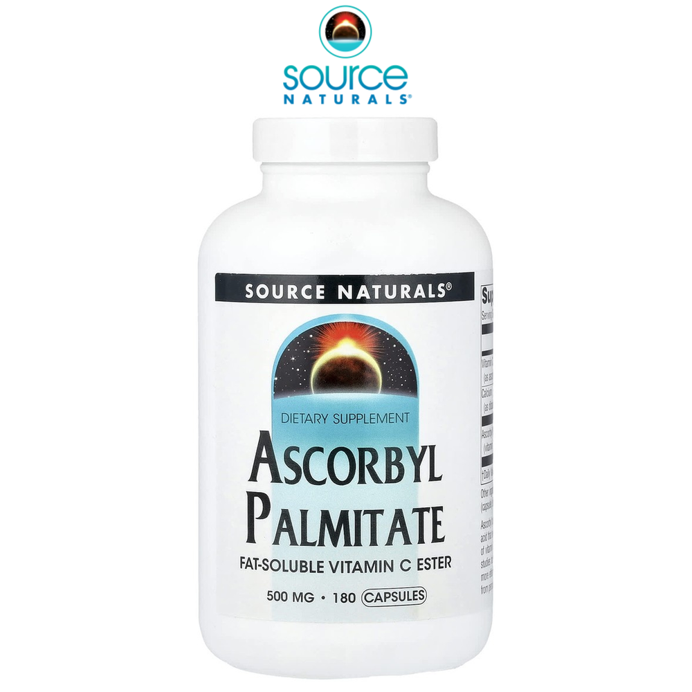 <b>아스코르빌 팔미테이트 500mg</b> 180캡슐 소스내추럴스