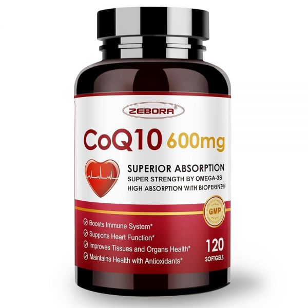 <b>CoQ10600mg</b>소프트젤 PQQ 오메가3 바이오페린 함유 엑스트라 스트렝스 코엔자임 Q10 에너지 을 고 CoQ10 물질우비퀴논 소프트젤 120개 2773787