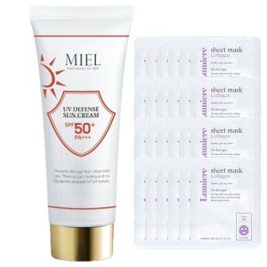 미엘 uv 선크림 페이스 바디 백탁 눈시림 끈적임없는 톤업 썬크림 60ml, 1개