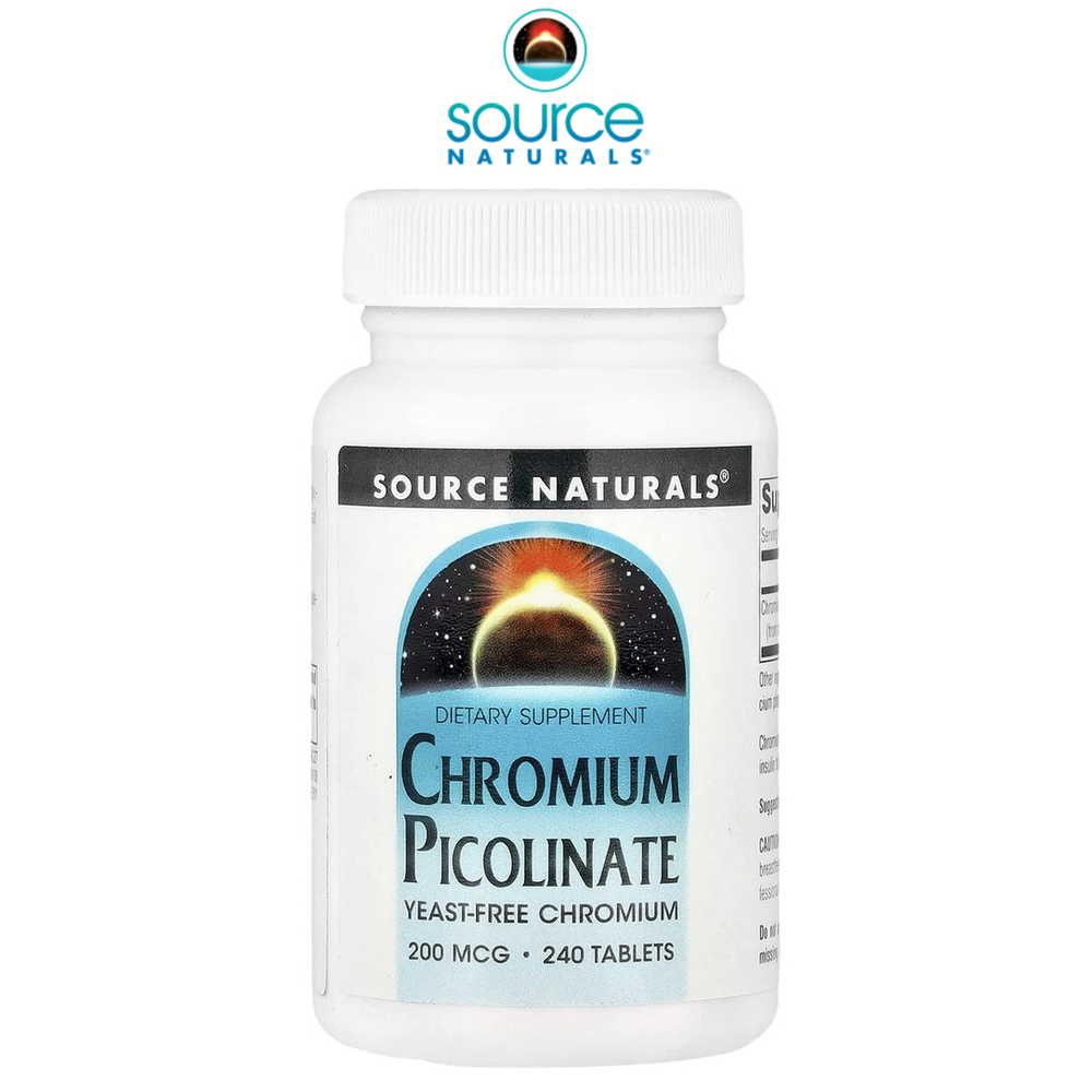 <b>크로뮴 피콜리네이트 200mcg</b> 240정 소스내추럴스