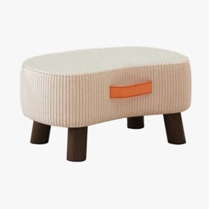 수유발받침대 책상발판 발해먹 거치대 사무실다리 코듀로이베이지