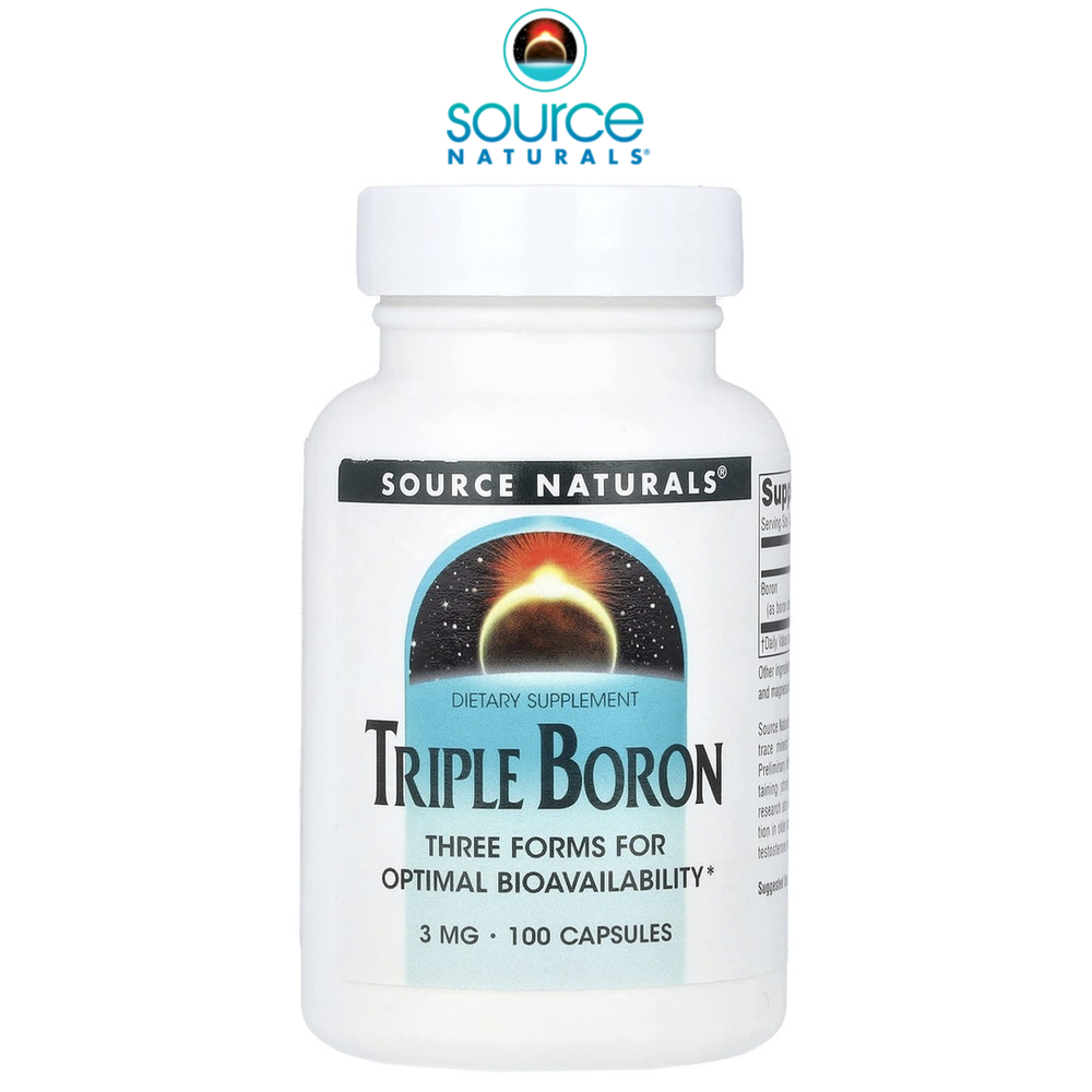 트리플 <b>보론 3mg</b> 100캡슐 소스내추럴스