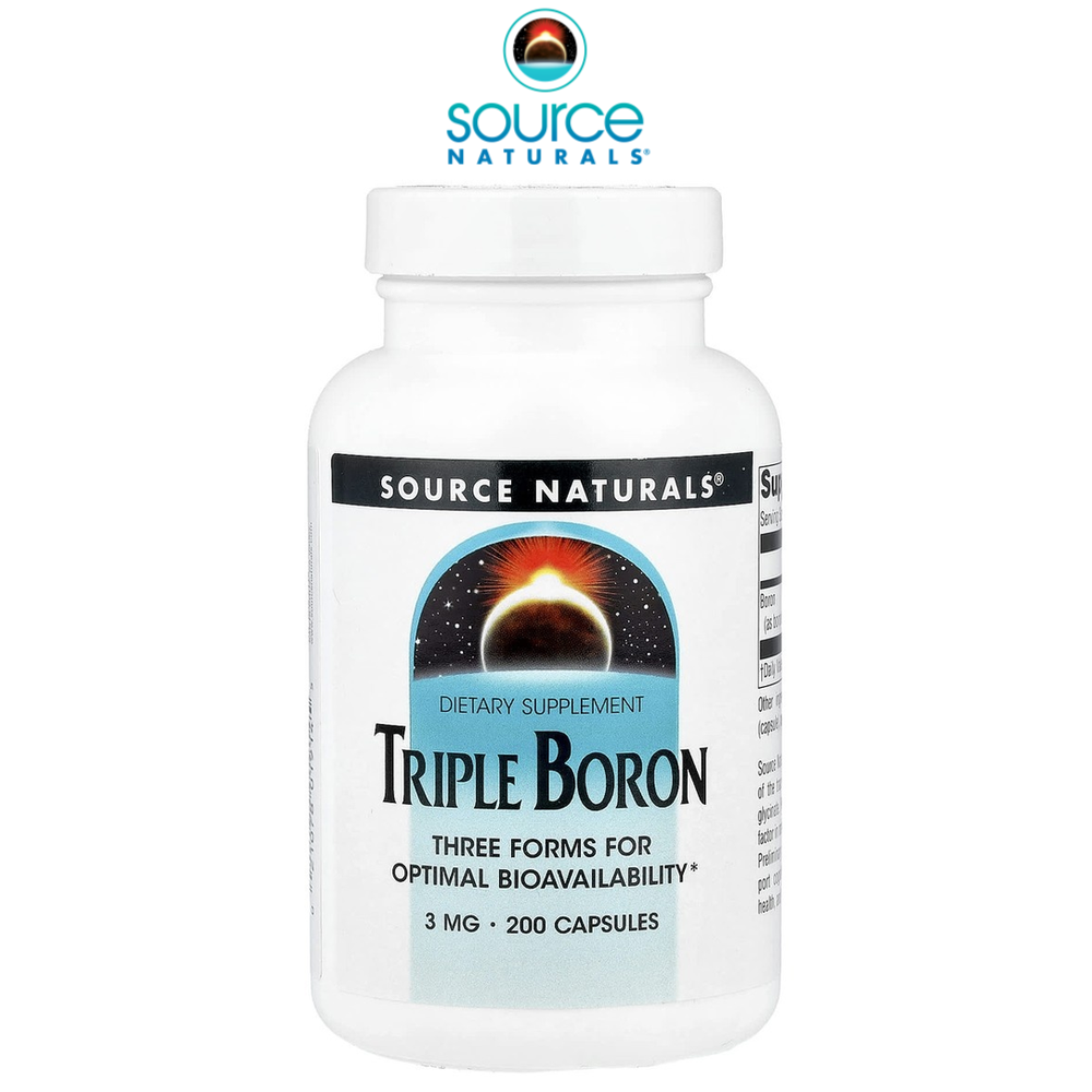 트리플 <b>보론 3mg</b> 200캡슐 소스내추럴스