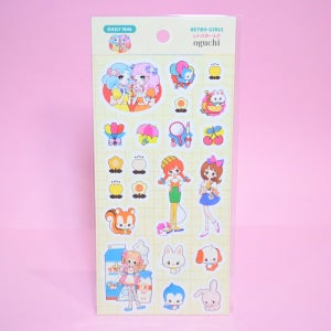 Rainbowholic x mog , oguchi 데일리 인감 다꾸 스티커 일본제