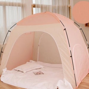 방한용 난방 텐트 따수미 실내 텐트 2인용 침대