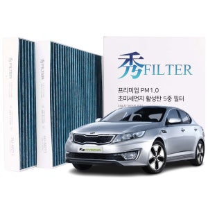 PM1.0 활성탄 에어컨필터 K5 HEV 3개