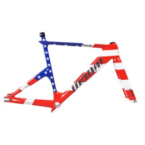 언노운 펄스 성조기 에디션 풀카본 픽시 트랙차 프레임 세트 픽시 자전거 트랙 프렘임셋 경륜