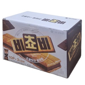 오리온 비쵸비 과자 25gX30개 코스트코 대용량 샌드위치 비스킷 비초비 750g, 1개