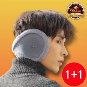 아뜨로 1+1 두통방지 방한귀마개 고급 겨울 귀도리 귀덮개 대형 청음 귀돌이