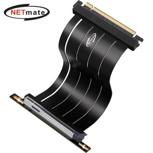 강원전자 PCI-E 5.0 라이저 케이블 200mm (블랙/90도) [EZDIY-FAB] NM-DPC247