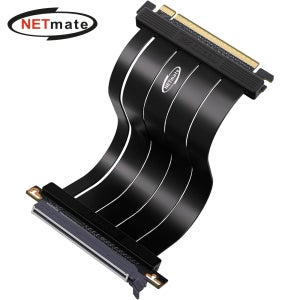 강원전자 PCI-E 5.0 라이저 케이블 200mm (블랙/180도) [EZDIY-FAB] NM-DPC2472