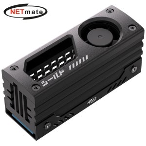 강원전자 M.2 SSD 알루미늄 방열판 (블랙) [EZDIY-FAB] NM-DPI236