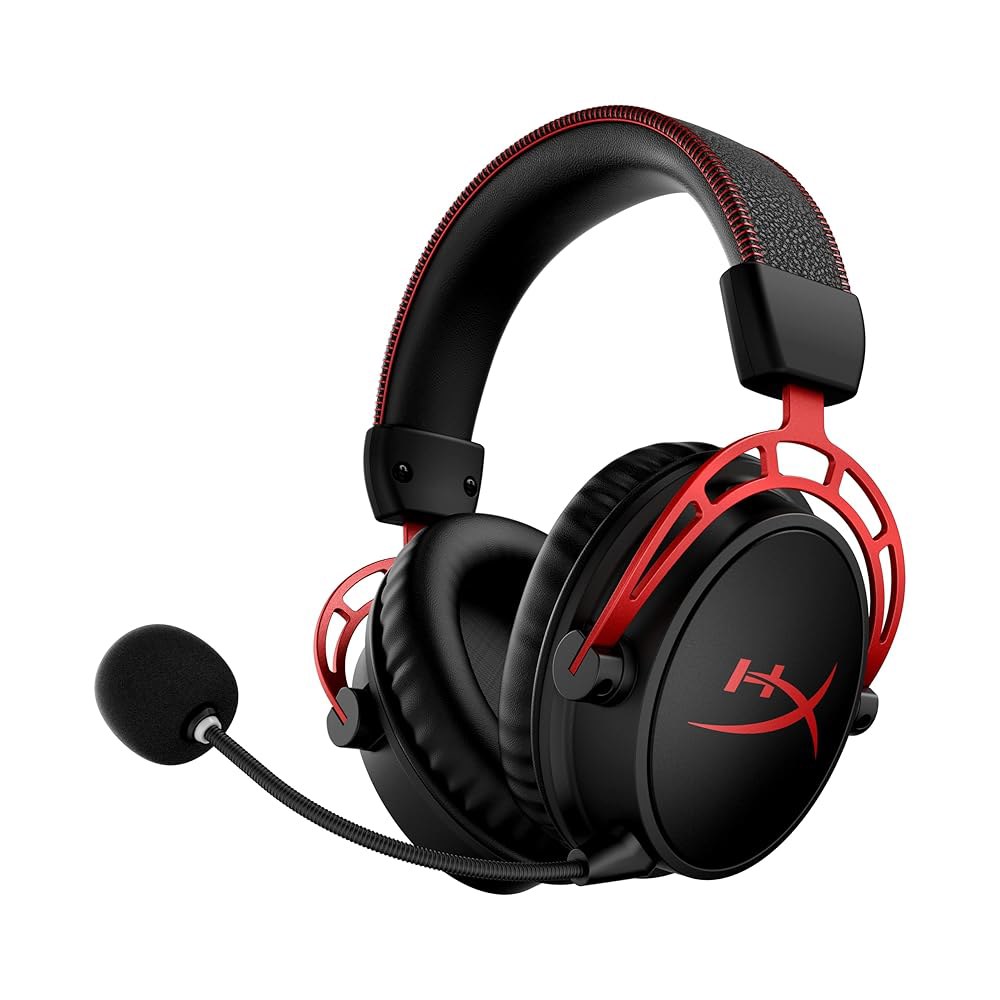 HYPERX 클라우드 알파 무선 - PC용 게이밍 헤드셋 300시간 배터리 수명 DTS