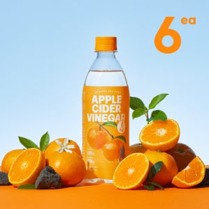 클룹 애사비소다 제로 탄산음료 제주감귤, 500ml, 6개