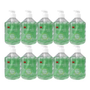 3M 쓰리엠 새니타이저 베이직겔 에탄올 손소독제 500ml 12개 손소독겔 펌프형
