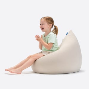 NEW 폴리몰리 LT201 미니 유아 키즈 빈백 소파 의자 등받이 쿠션 스톤베이지