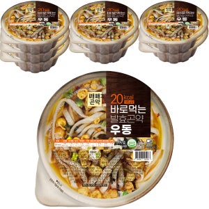 곤약우동 저칼로리 간편식 바로먹는 발효곤약 우동 85kcal 350g, 8개