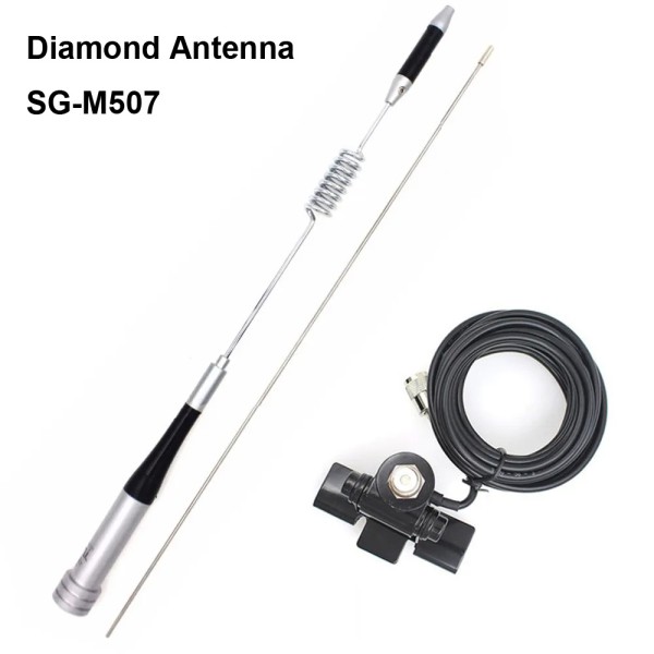 다이아몬드 안테나 SG-M507 듀얼 밴드 모바일 kt-980plus th-8600 VV-898S BJ-318 워키토키용 144 MHz 430MHz