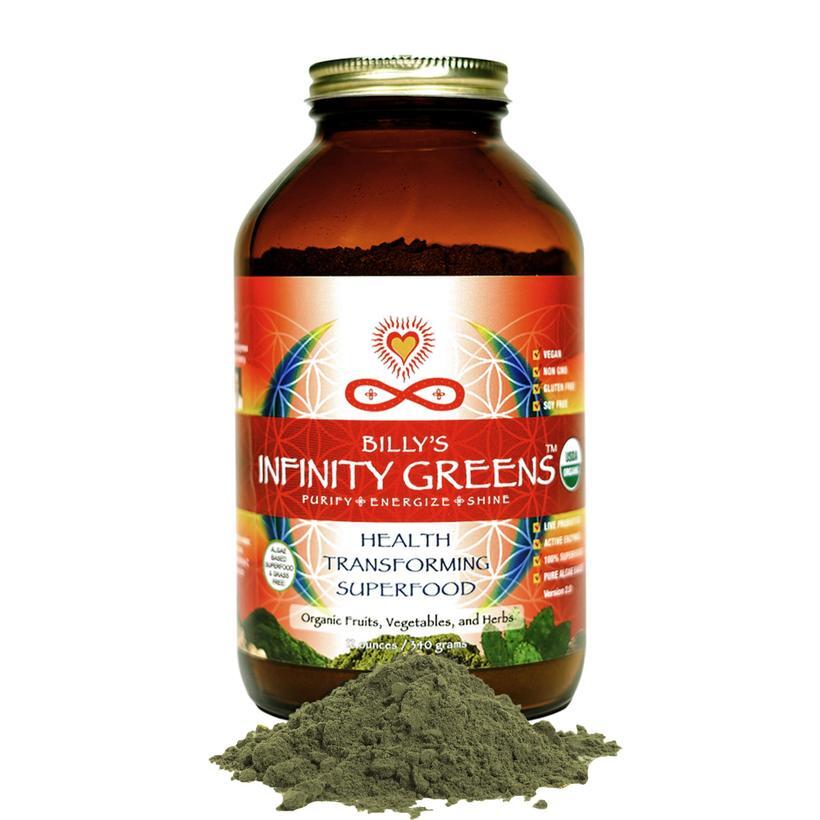 인피니티 <b>그린스</b> 슈퍼푸드 파우더 블루그린 조류 주스 파우더 34회분