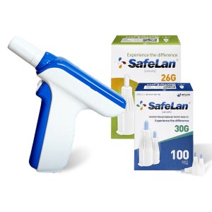 보성메디텍 세이프란 자동사혈기 + 란셋 채혈침