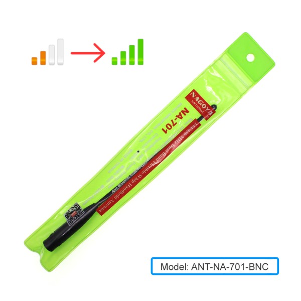 나고야 Na-701 BNC VHF UHF 안테나 IC-V8 TK308 워키토키용 144 Mhz 430Mhz
