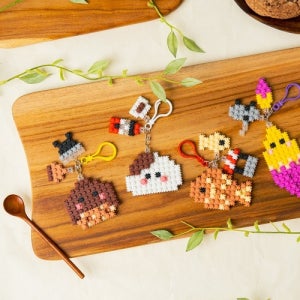 디폼블럭 겨울간식키링 미니창의장난감 끼우는조립놀이 4종 택1 ( 20개 배송료X )아이베이비아트