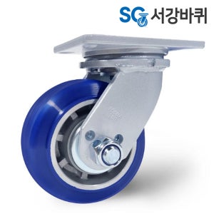 고중량 GF125(5인치) 우레탄 고하중 중량 산업 설비 장비 캐스터 바퀴 125mm 회전
