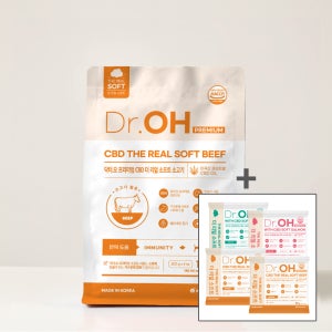 샘플 50g 4개 + 닥터오 프리미엄 위드 CBD 소프트사료 더 리얼 소고기, 1.2kg, 1개