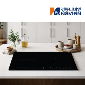 나비엔매직 1등급 3구 인덕션 슈퍼플렉스존 전기레인지 ERI 3403 빌트인, 블랙