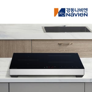 방문설치 나비엔매직 1등급 3구 인덕션 슈퍼플렉스존 전기레인지 ERI 3403 8.5cm스탠드, 블랙