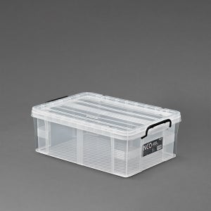 코멕스 투명 네오박스 수납용 정리 상자 박스 플라스틱 리빙박스 400(40L)