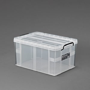코멕스 투명 네오박스 수납용 정리 상자 박스 플라스틱 리빙박스 600(60L)