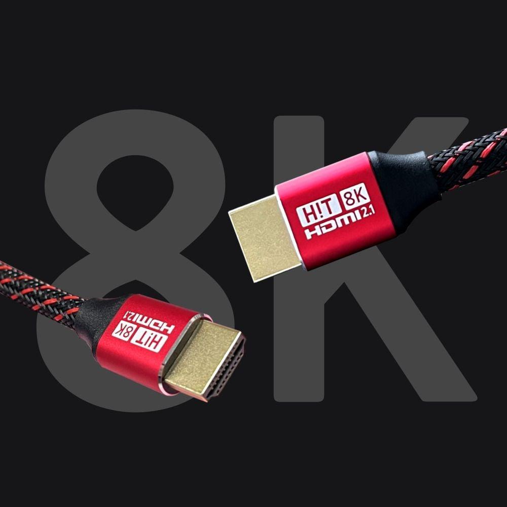 HDMI 8K 버건디컬러 HIT Ultra CABLE 2.1