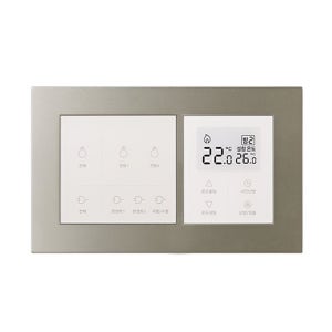 제일전기 하네스 네트워크 대기2회로 + 조명2회로+온도조절기(좌타입) 힐스테이트 스위치
